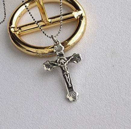 Latest Design Religion Jewelry Cross Jesus Pendant Necklace